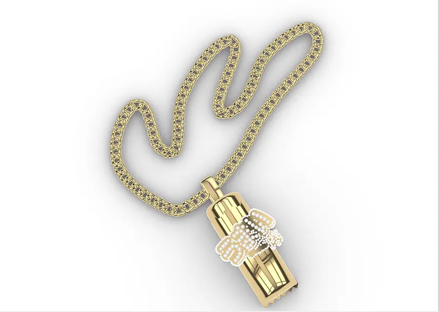 うまい棒 BlingBlingなチェーン